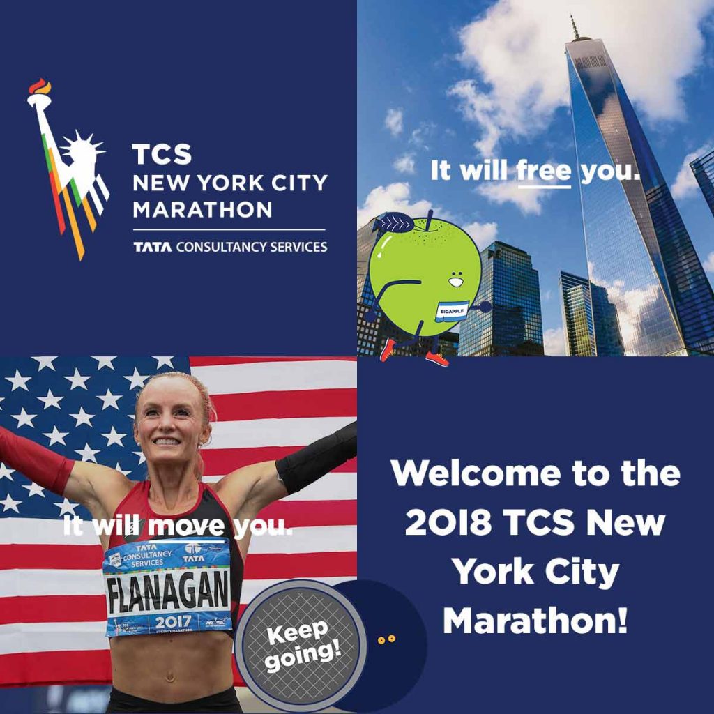 2018 nTCS New York City Marathon Entry Welcome page