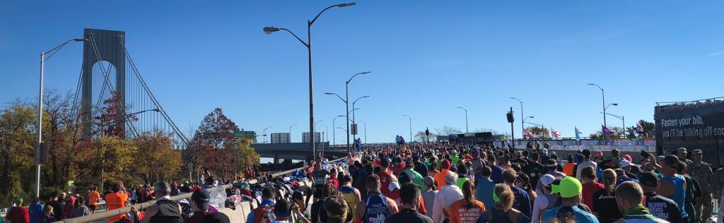 2018 TCS NYC Marathon start line