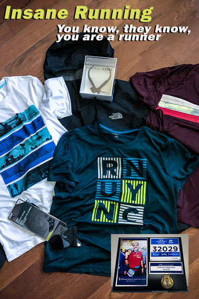 running gear from xmas gifts 2018