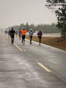 Walter, Laurie, Carlos Candelaria and other runners at Derby 50k 2020