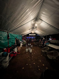 Umstead 100 start staging area