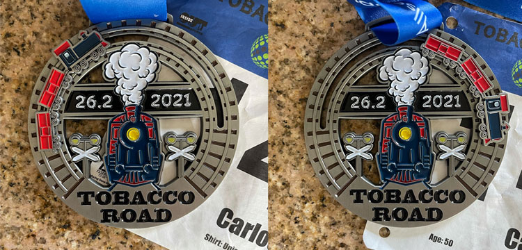 medal Tobacco marathon