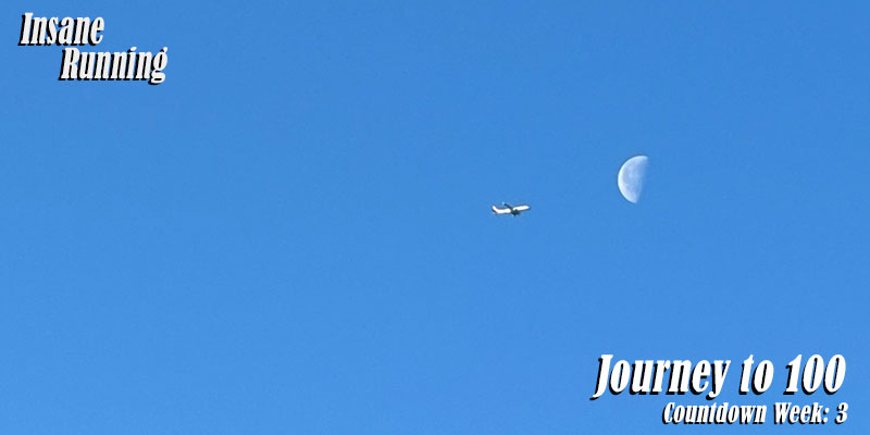 Airplane with moon Insanerunning blog feature image