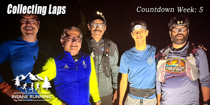 Counting laps training for Umstead 100 week 5 Blog Post